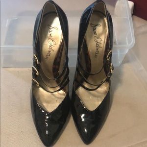 3 inch soft patent leather shoes